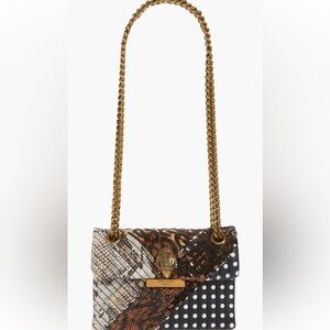 Kurt Geiger LONDON
Mini Kensington Genuine calf hair mixed media crossbody bag